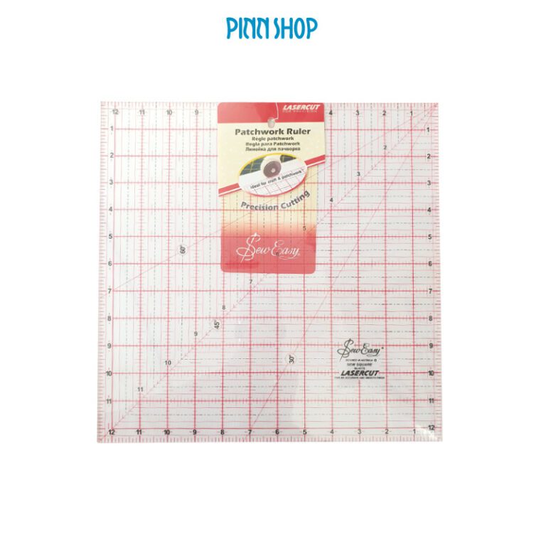 ไม้บรรทัดสำหรับงานควิลท์ Quilt ขนาด 12.5 x 12.5 นิ้ว