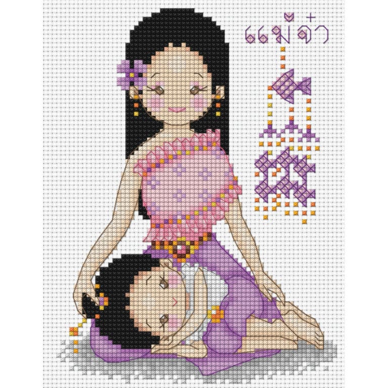 14-W : ลูกรักกับแม่จ๋า ชุดไทย