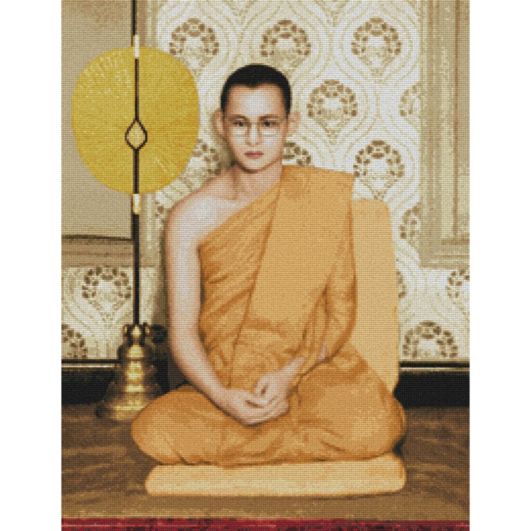 CR9-11 : ในหลวง ร.๙ ทรงผนวช (ภาพสี)