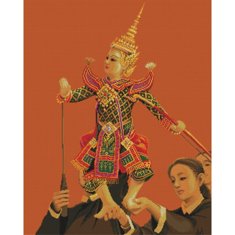TP-06 : หุ่นละครเล็ก (ผ้าสีกรัก)