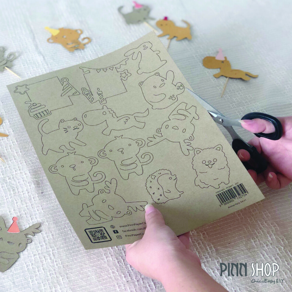 Party Animals Green French Knot 2-Pc Set