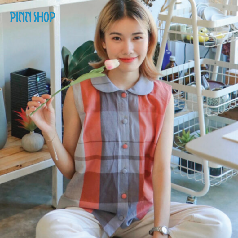 แพทเทิร์นเสื้อคอบัวแขนกุด