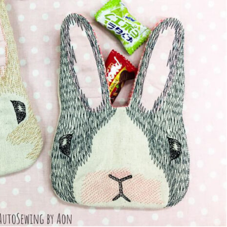 autosewing_Bunny_Purse_Gray autosewing_Bunny_Purse_Gray