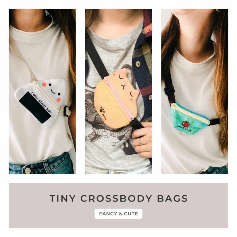 AutoSewing Bag : Tiny Crossbody Bag Set ( 3 Designs )