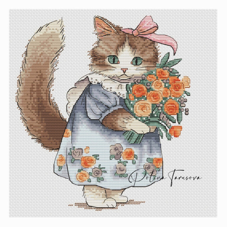 22-POL14 : Vintage Cat