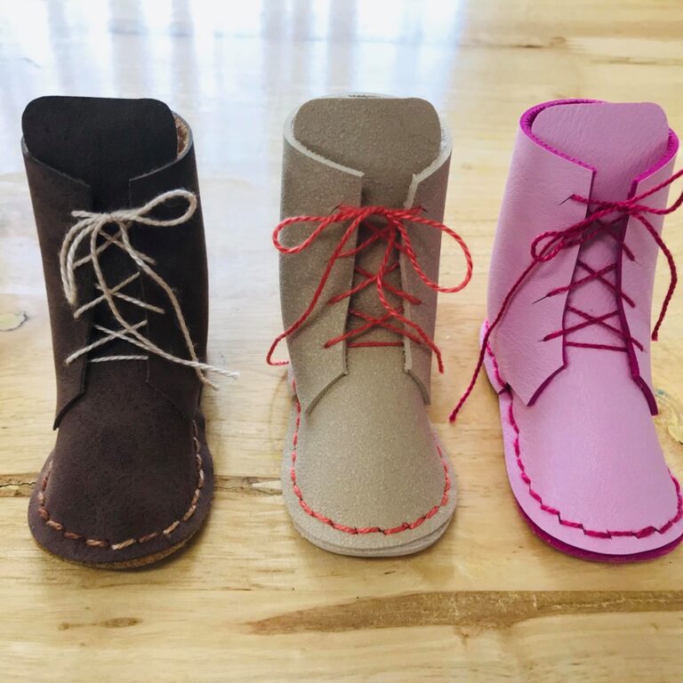 ไฟล์ ScanNCut : Hand Sewn Keychain Boot พวงกุญแจ รูปรองเท้าบูท (เย็บมือ)