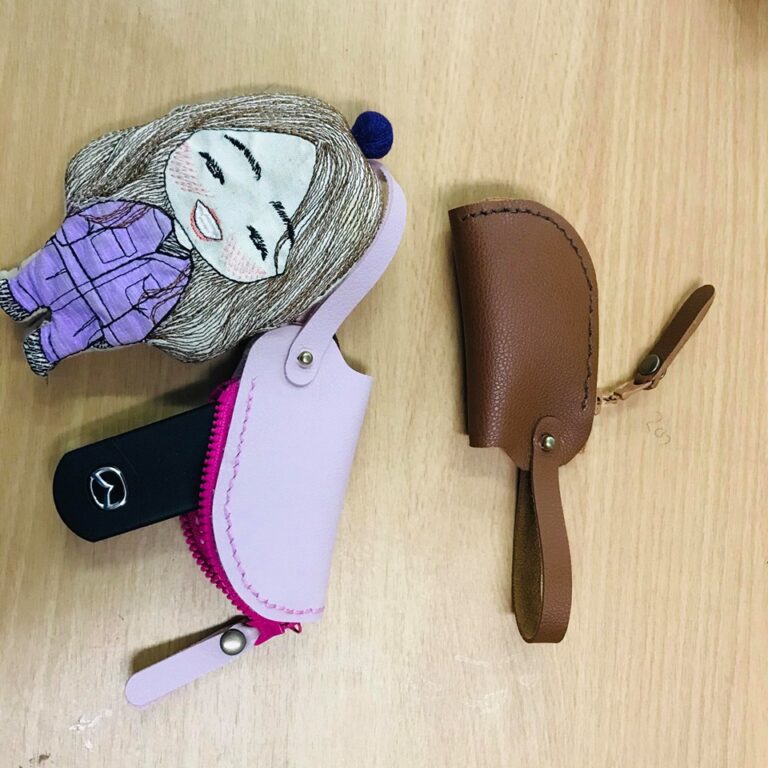 ไฟล์ ScanNCut : Hand Sewn Key Case ที่เก็บกุญแจรถ (เย็บมือ)