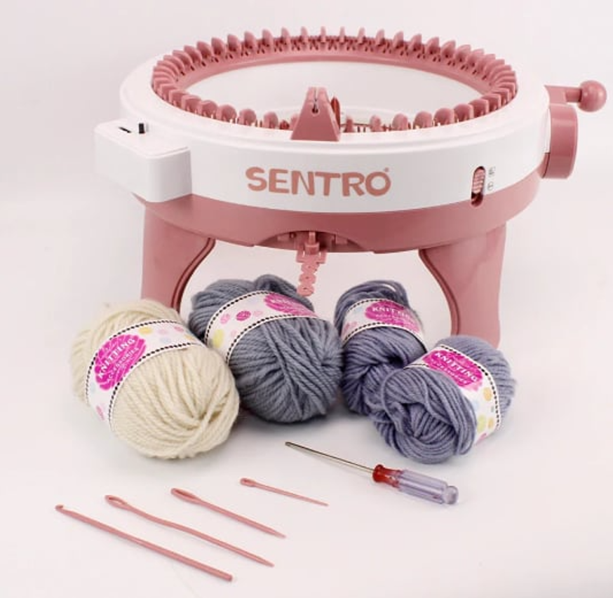 เครื่องถักหมวกไหมพรมอัตโนมัติ Sentro 48 เข็ม