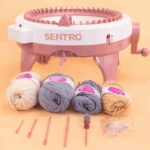 เครื่องถักหมวกไหมพรมอัตโนมัติ Sentro 48 เข็ม