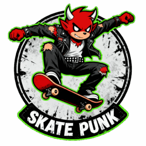 เสื้อยืด Skate Punk Devil ลายปีศาจสุดซ่า