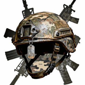 เสื้อยืดลาย Tactical Helmet & Rifles สุดเท่
