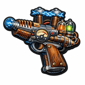 3D Patch ปืนสายฟ้าสตีมพังค์