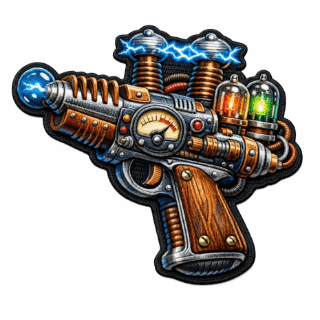 3D Patch ปืนสายฟ้าสตีมพังค์