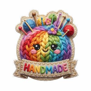 อาร์ม 3D ไหมพรมสายรุ้ง Handmade สุดคิวท์