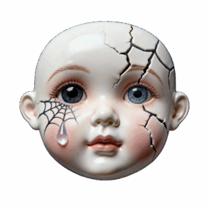 อาร์ม 3D หน้าตุ๊กตา Broken Doll