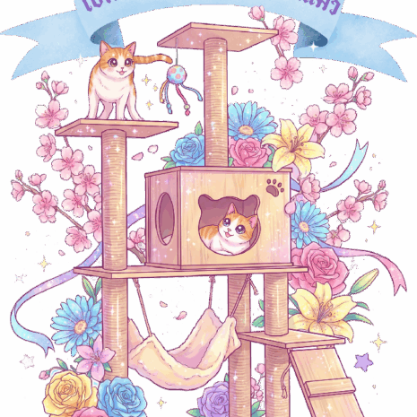 เสื้อยืดทาสแมว สไตล์วินเทจ "โบนัสสิ้นปี ผ่อนหนี้คอนโดแมว"