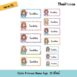 Cutie Princess Name Tags 02