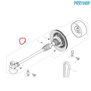 อะไหล่พิเศษ XE9701101 UPPER SHAFT SUPPLY ASSY GA
